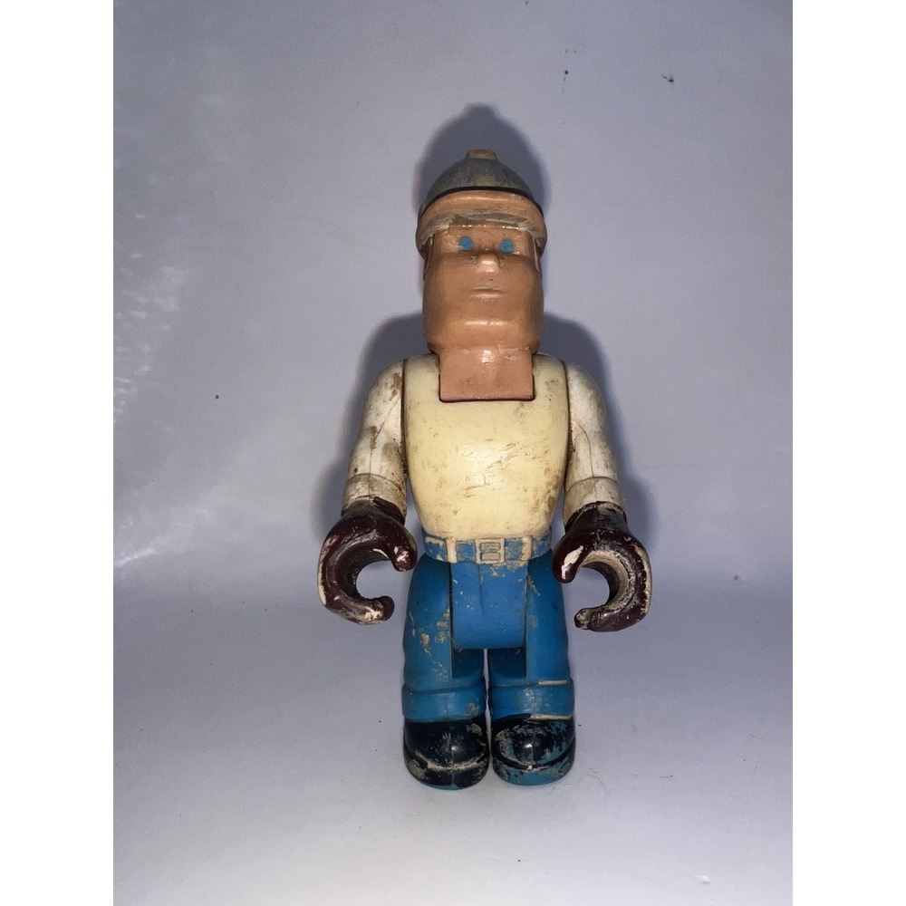 Vintage Fisher Price Husky Helper Construction Worker